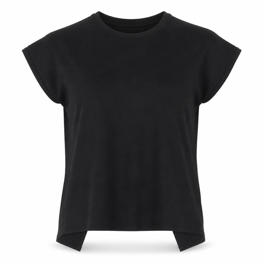 Athletic Works Womens Black S Sleeveless Sports T-Shirt