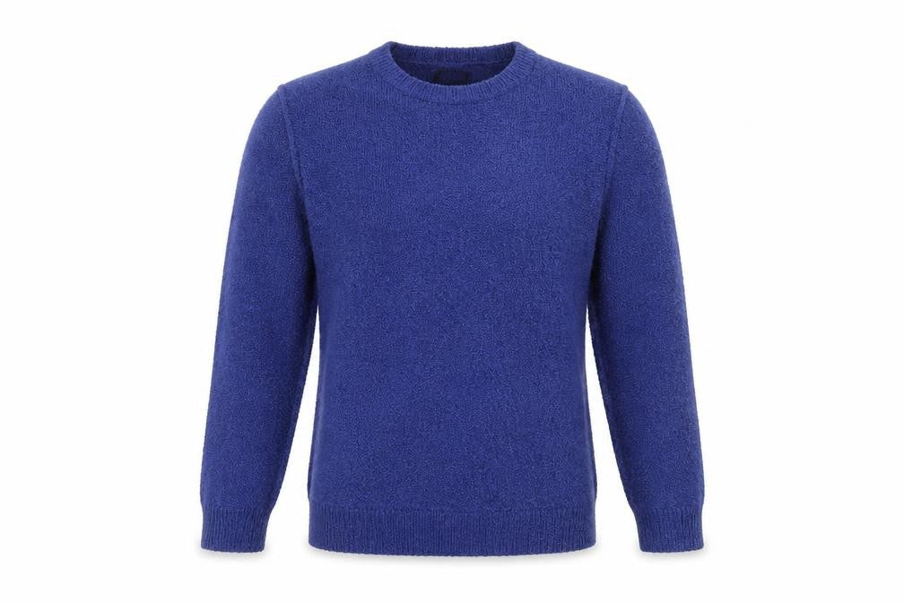 River Island Men’s Blue Knit Pullover Jumper Size S Crew Neck