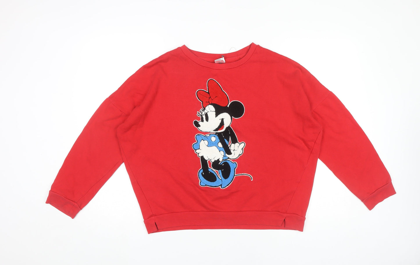 Disney Women’s Red Minnie Mouse XL Pullover Sweatshirt