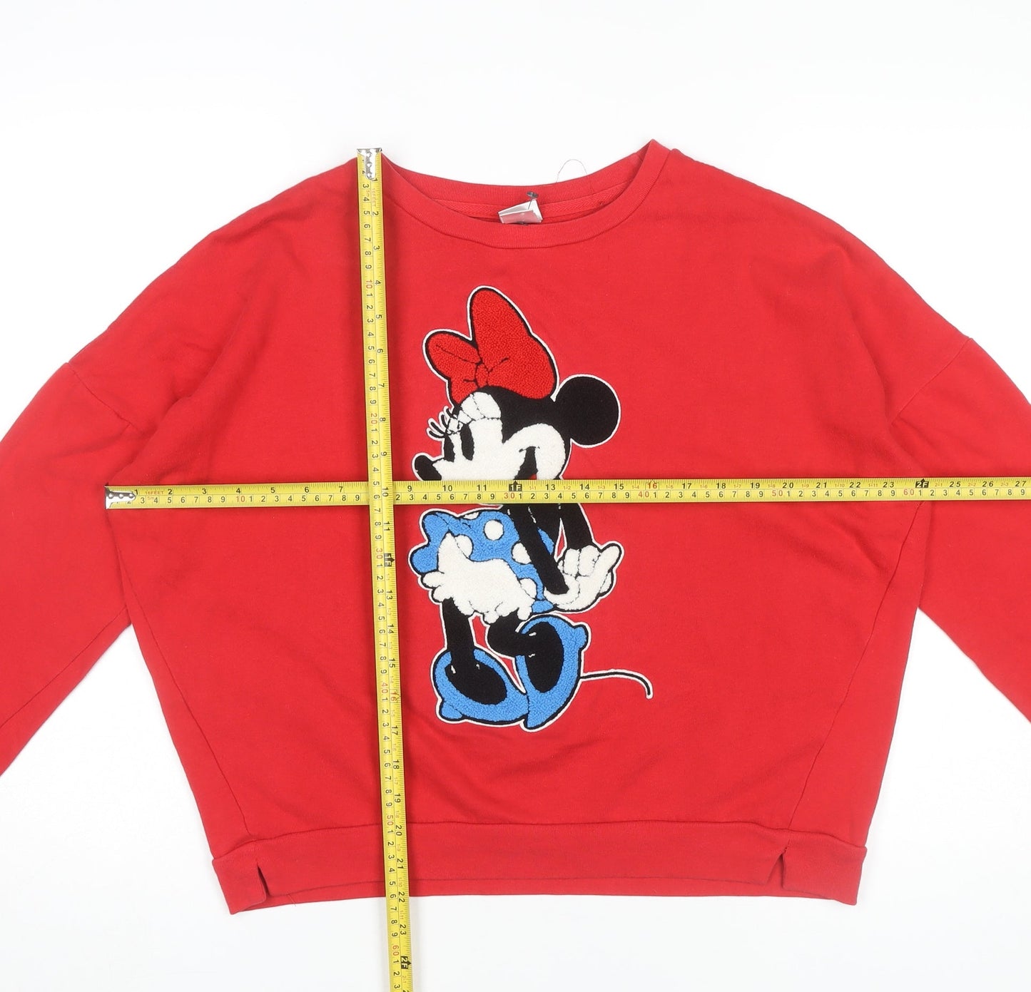 Disney Women’s Red Minnie Mouse XL Pullover Sweatshirt