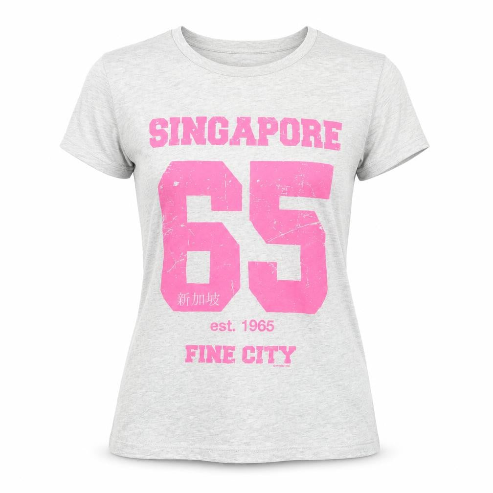 Chalo Womens Grey Cotton Graphic T-Shirt Size M Casual Travel
