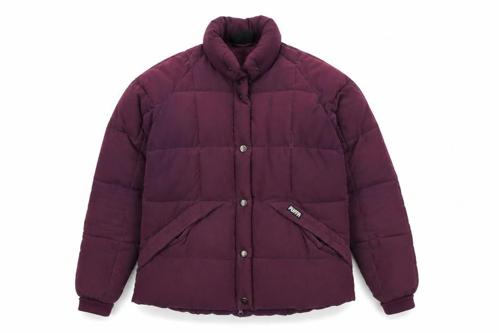 Puffa Womens Purple Size 10 Puffer Jacket Insulated Winter Coat