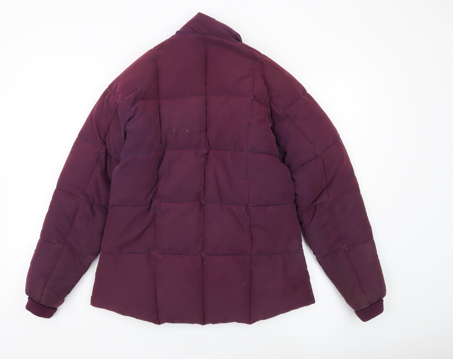 Puffa Womens Purple Size 10 Puffer Jacket Insulated Winter Coat