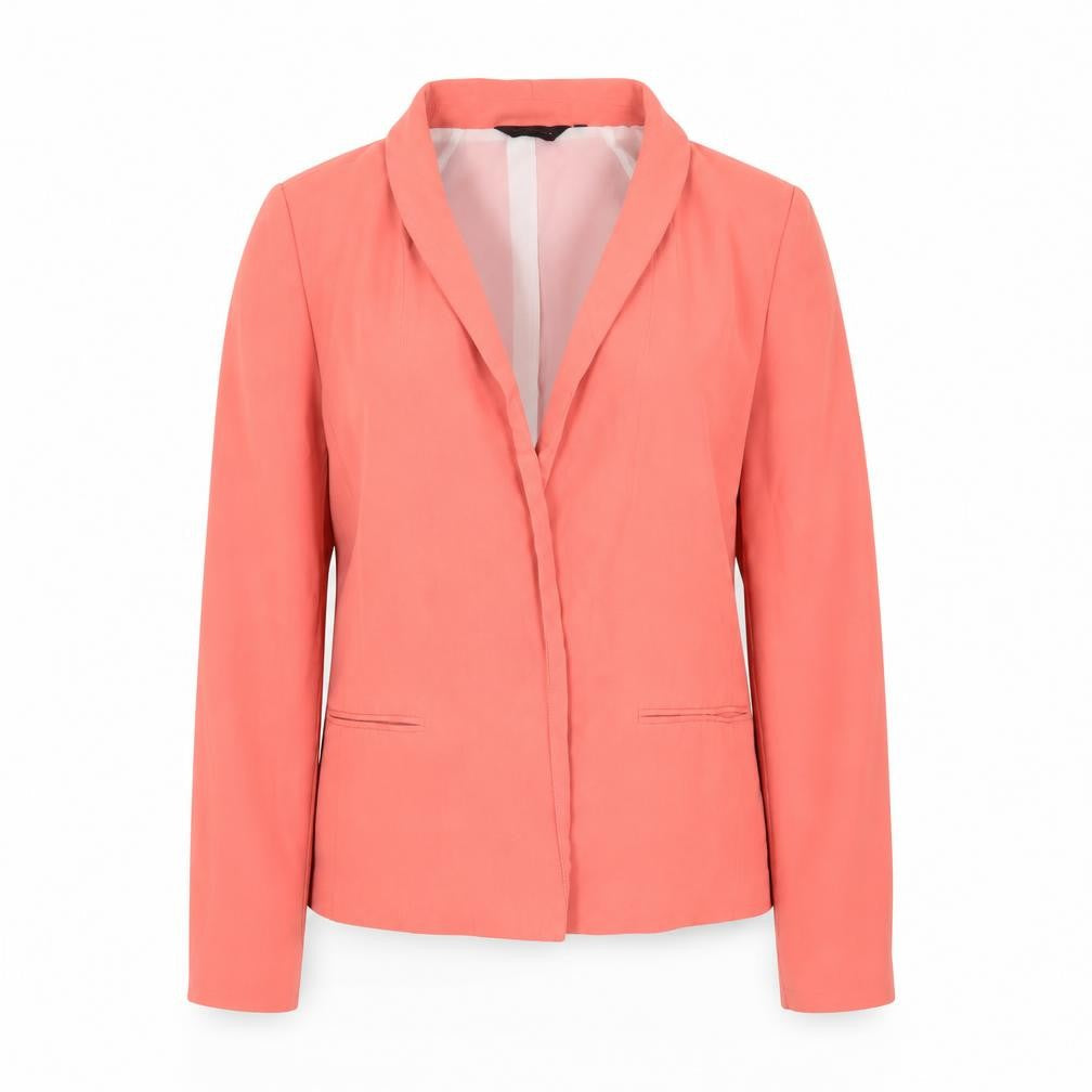 New Look Women’s Pink Blazer Size 10 Shawl Collar Work Jacket