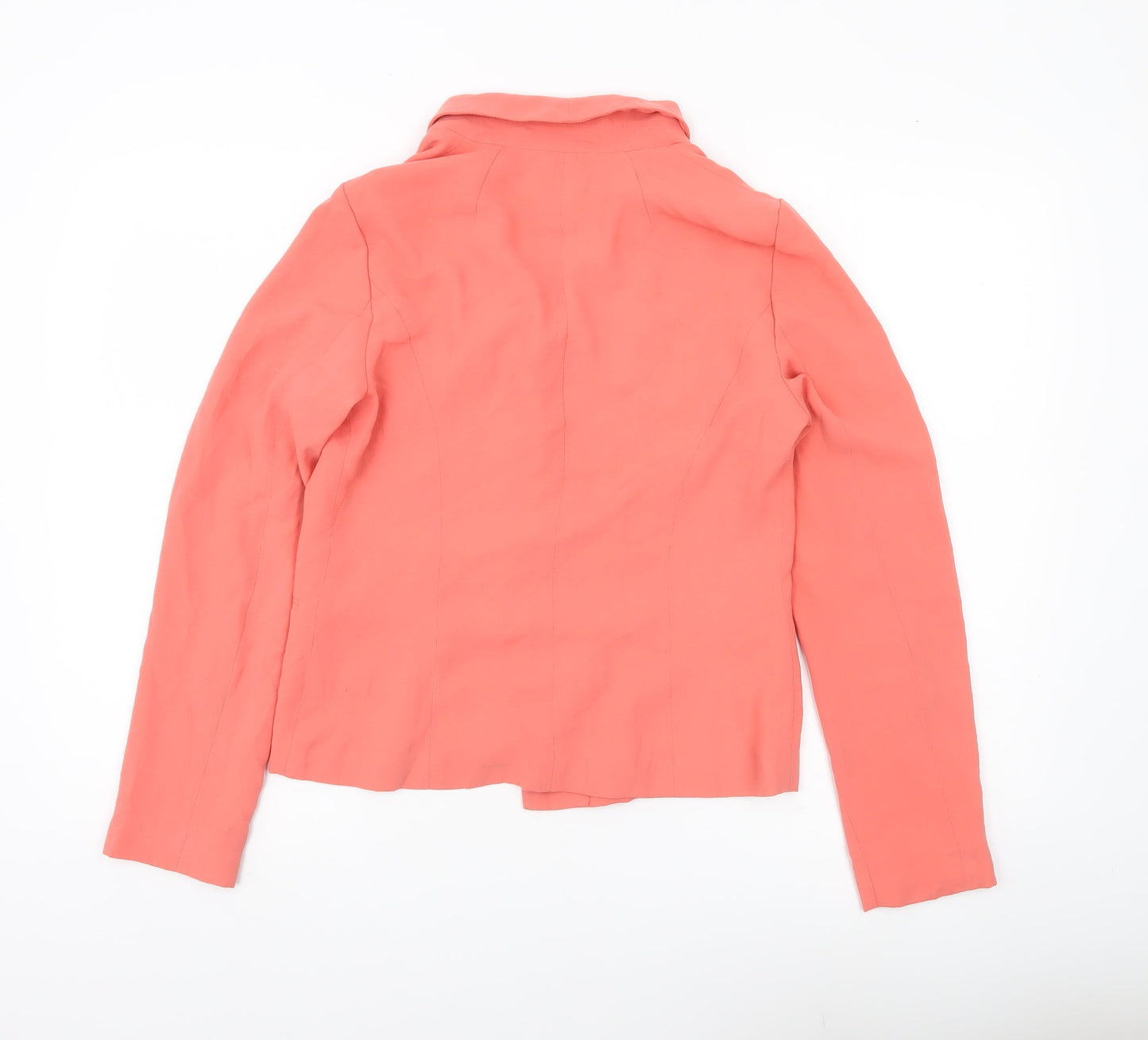 New Look Women’s Pink Blazer Size 10 Shawl Collar Work Jacket