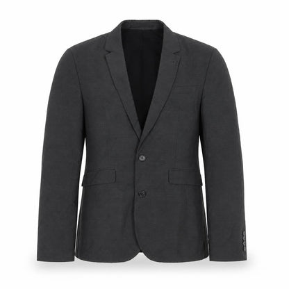 Front view of ASOS Men’s Grey Slim Fit 38 Chest Blazer Jacket Formal