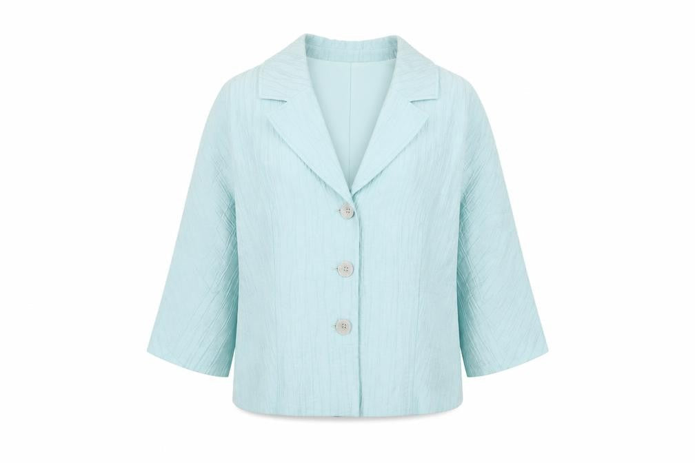 Gold by Michael H Women’s Blue Size 14 Single Breasted Suit Jacket