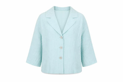 Gold by Michael H Women’s Blue Size 14 Single Breasted Suit Jacket