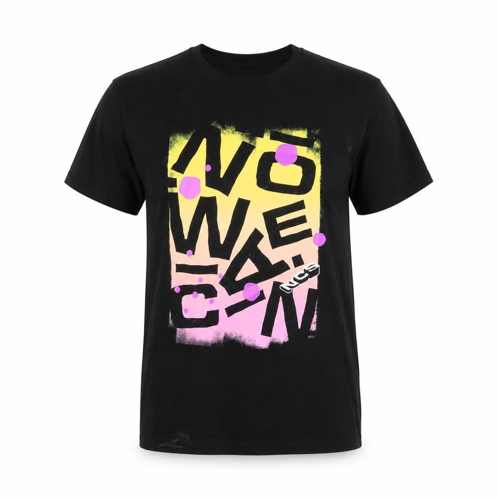 NSS Mens Black Medium Graphic Print Crew Neck T-Shirt