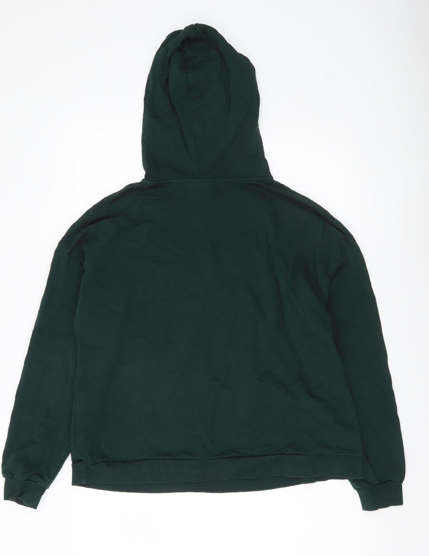 ASOS Design Women’s Green Hoodie Size 12 Pullover Cotton Blend