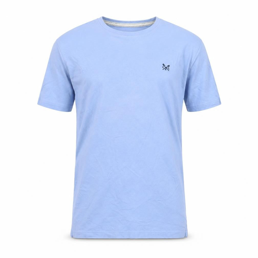 Crew Clothing Men's Blue Small Regular Fit Cotton T-Shirt
