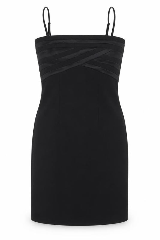 E-vie Womens Black Size 10 Sheath Cocktail Party Dress