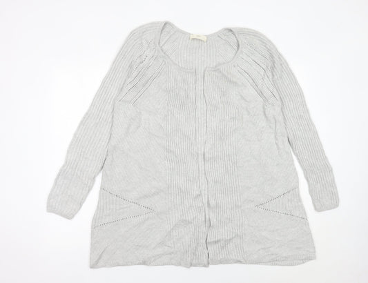 Marks and Spencer Women’s Grey Knitted Cardigan Size M