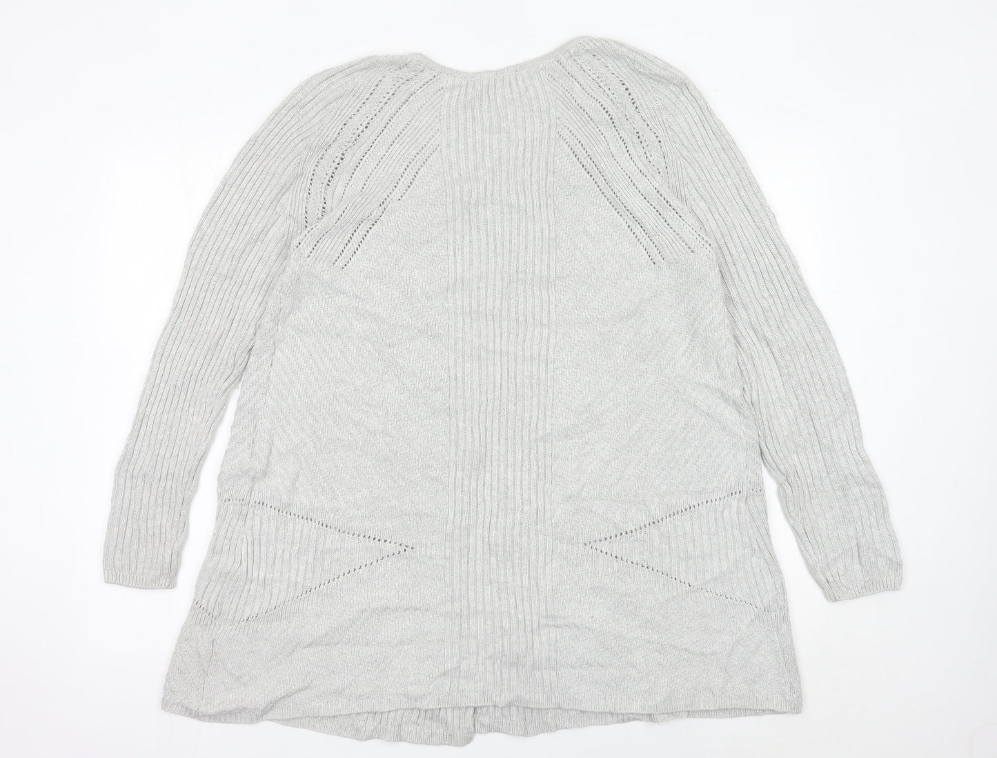 Marks and Spencer Women’s Grey Knitted Cardigan Size M
