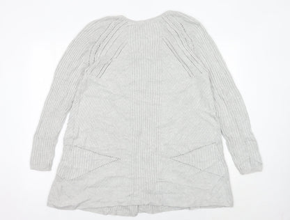 Marks & Spencer Women’s Grey Knitted Cardigan Size M