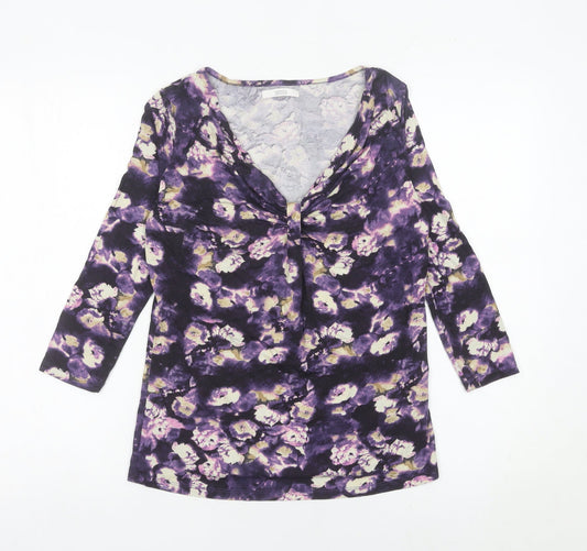 Marks and Spencer Women’s Multicoloured Floral Tunic Blouse UK 8