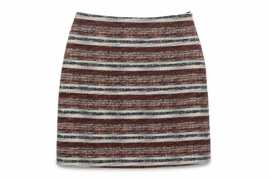 Bonmarché Women’s Multicoloured Striped Knee Length Pencil Skirt Size 14