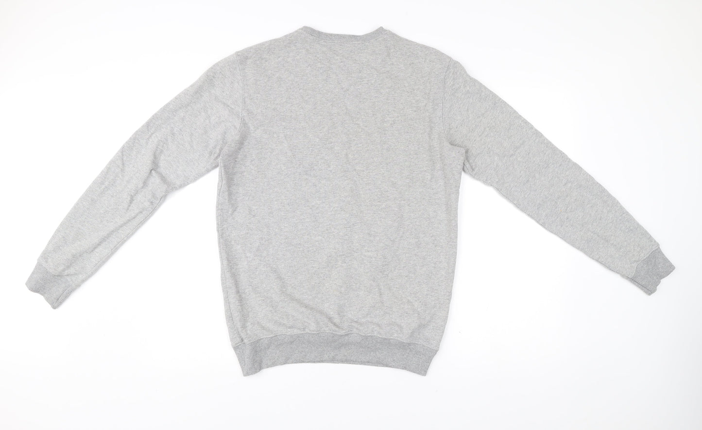 Pull&Bear Men's Grey Graphic NY Sweatshirt Size M Regular Fit