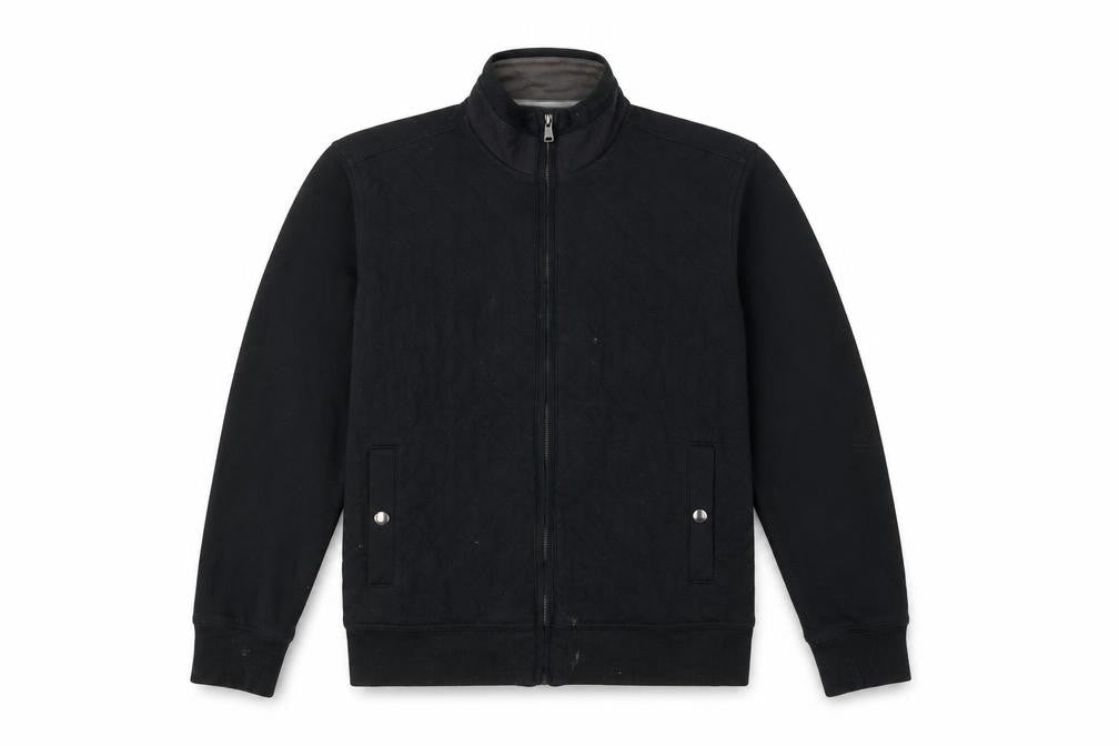 Banana Republic Men's Black Small Quilted Cotton Jacket