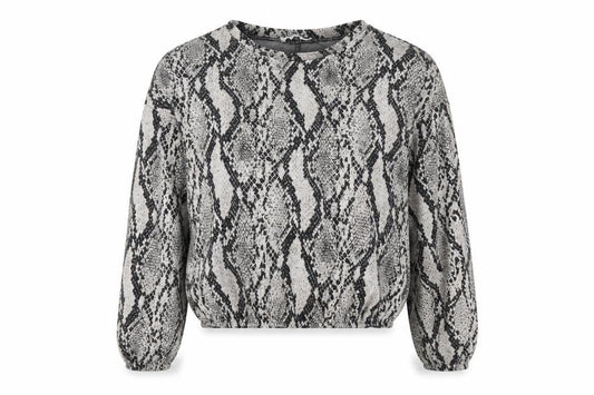 Zara Women’s Multicoloured Snake Print Pullover Sweatshirt Size S