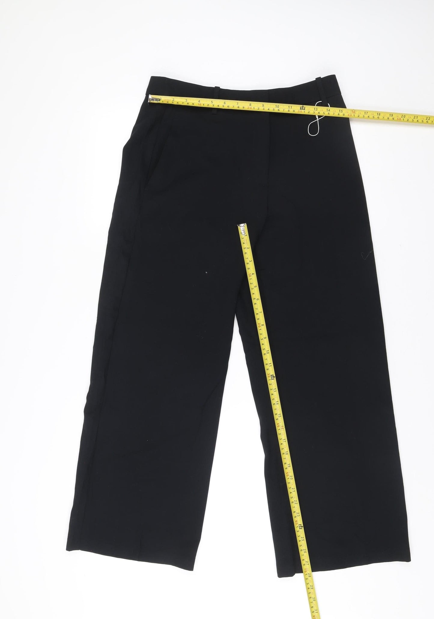 Marks and Spencer Womens Black Size 12 Slim Work Trousers