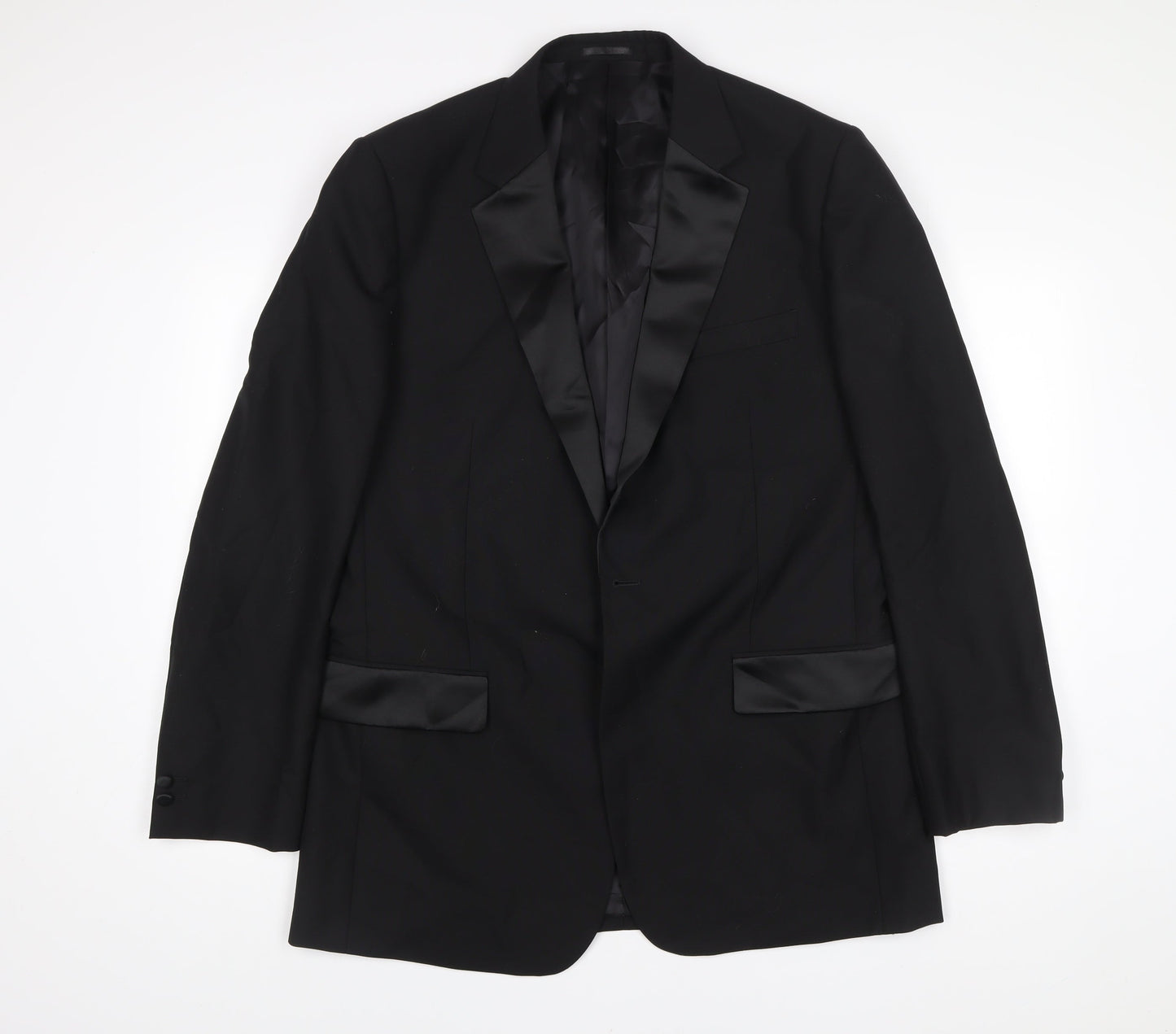 Brook Taverner Men’s Black 42L Tuxedo Jacket Shawl Lapel Formal