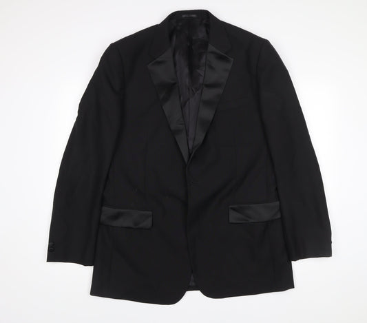Brook Taverner Men’s Black 42L Tuxedo Jacket Shawl Lapel Formal
