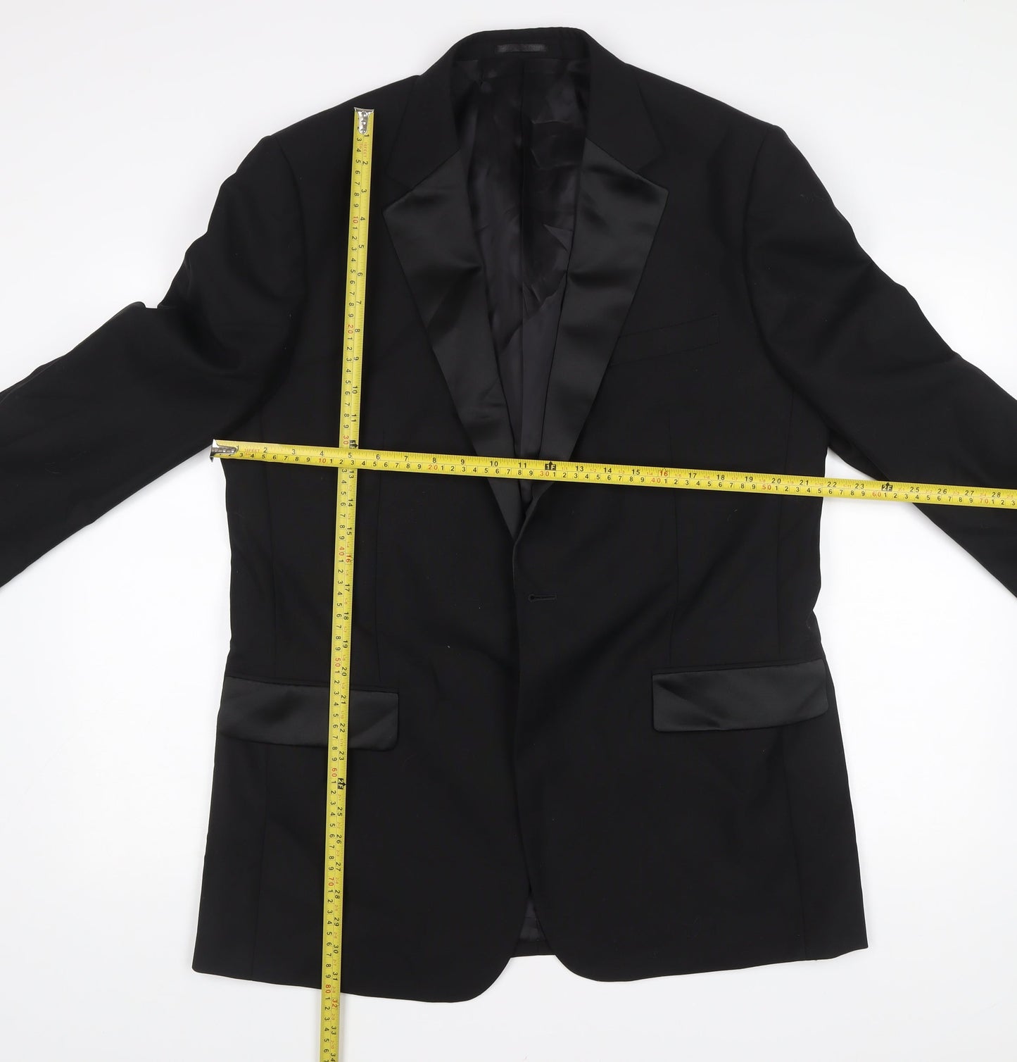 Brook Taverner Men’s Black 42L Tuxedo Jacket Shawl Lapel Formal