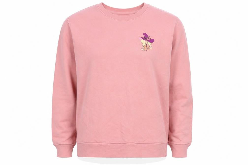 The Color of Space Womens Pink XL Sweatshirt Cotton Blend