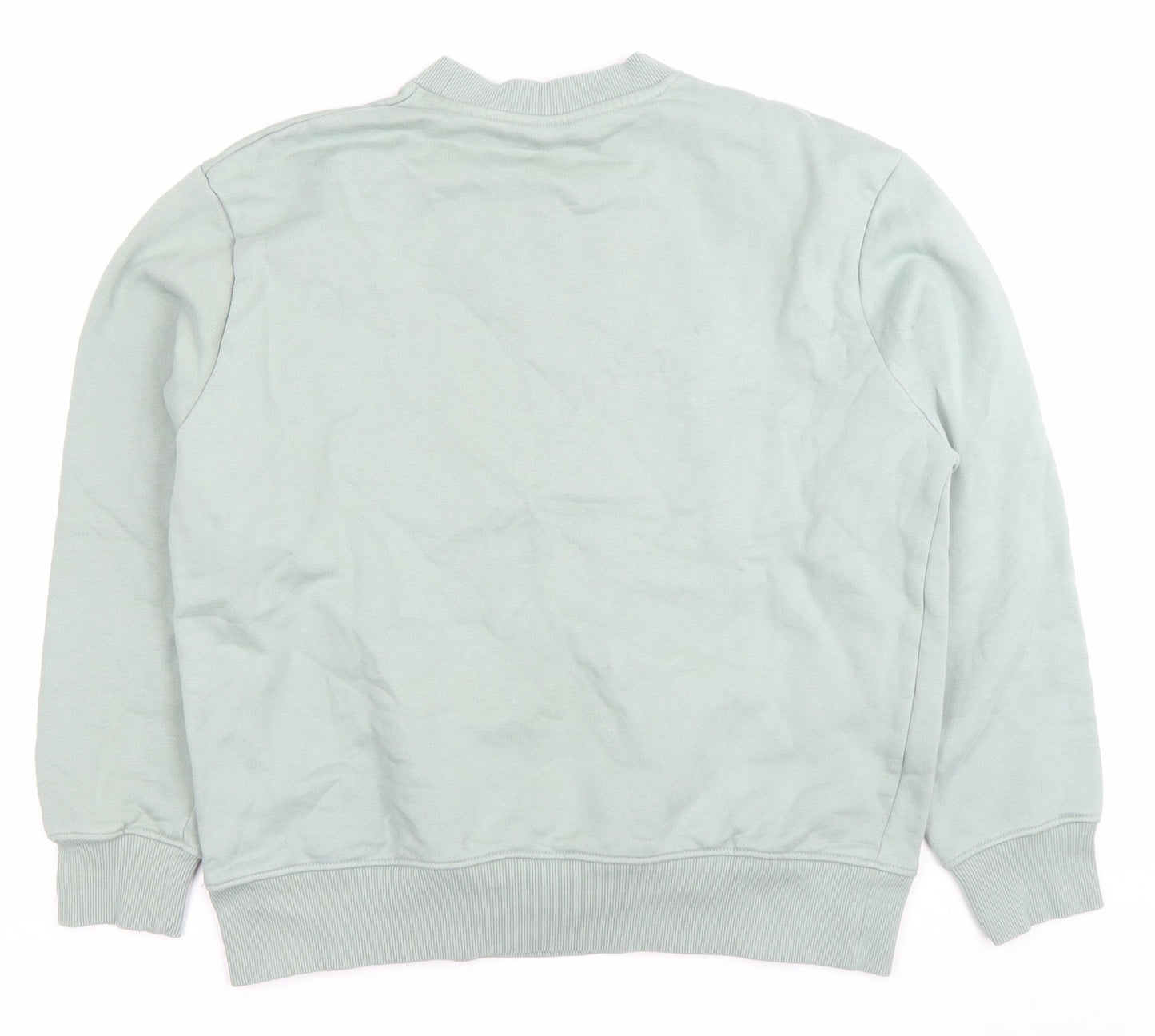 ASOS DESIGN Men’s Green Pullover Sweatshirt Size M Crew Neck