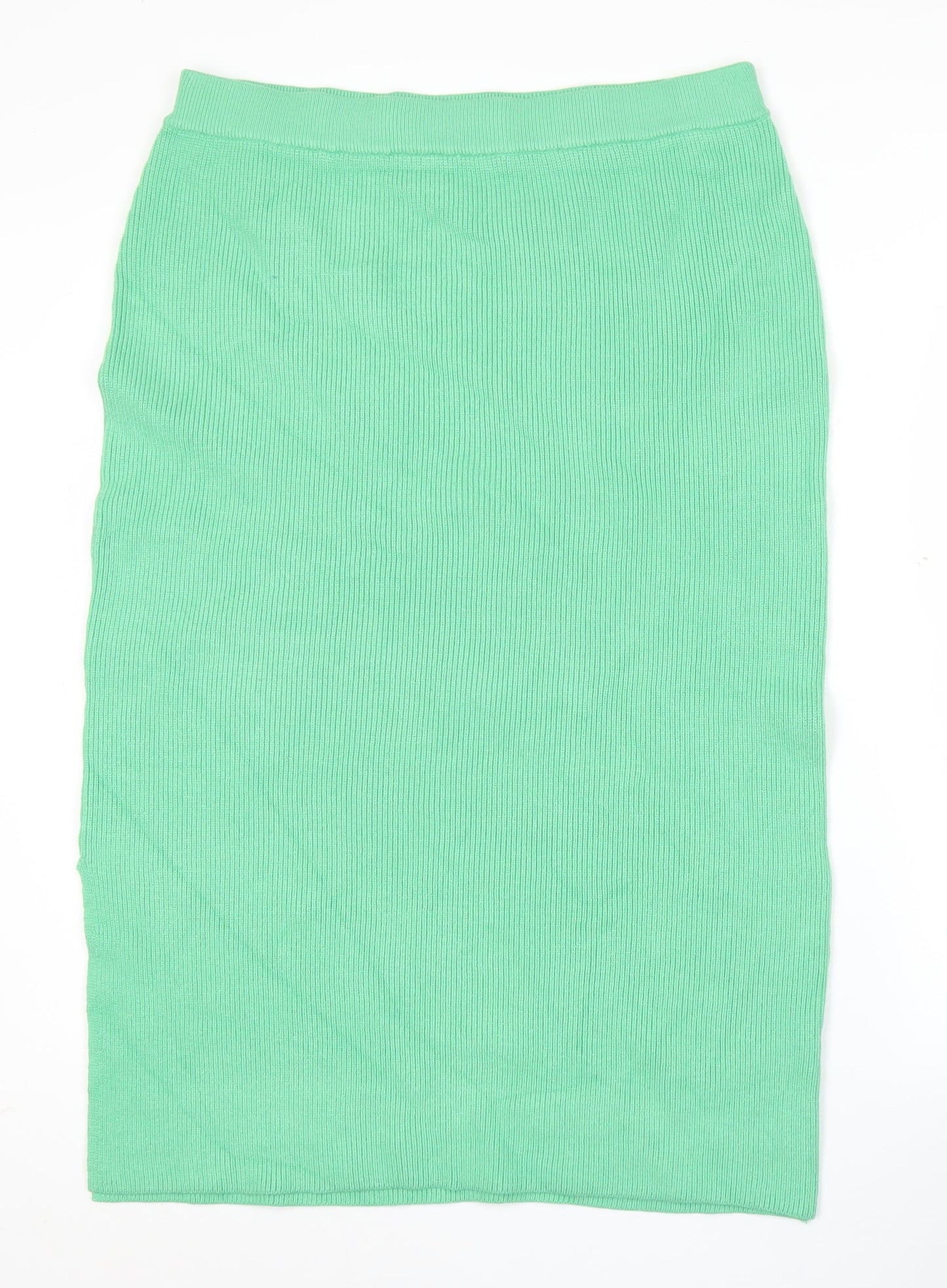 Marks and Spencer Women’s Green Knit Midi Pencil Skirt L