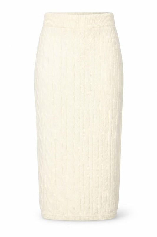 Marks & Spencer Women’s Ivory Cable Knit Midi Pencil Skirt XS