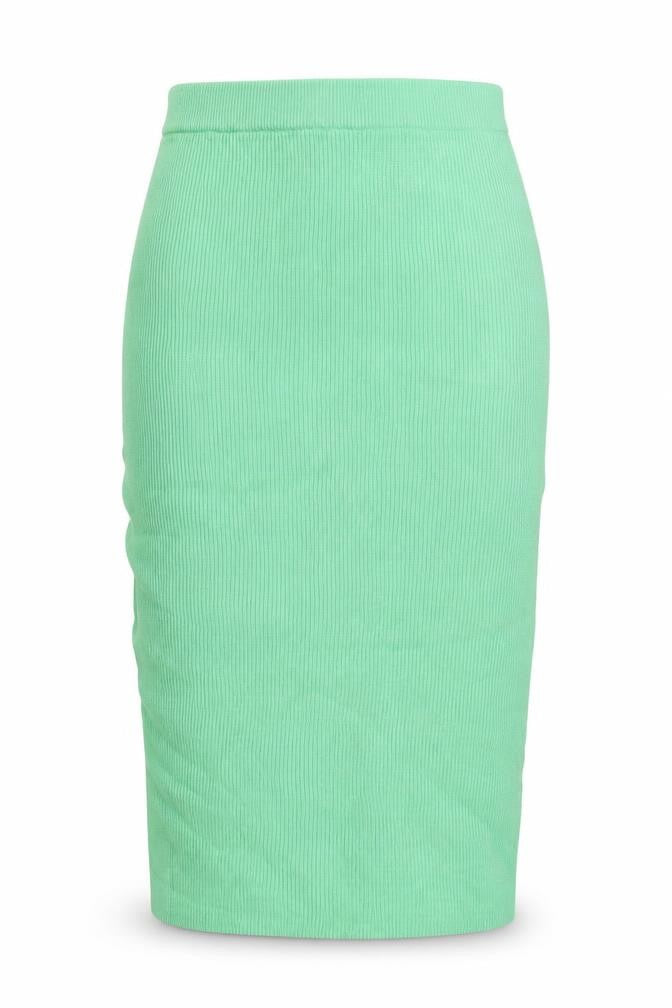 Marks & Spencer Women's Green Midi Pencil Skirt Size S