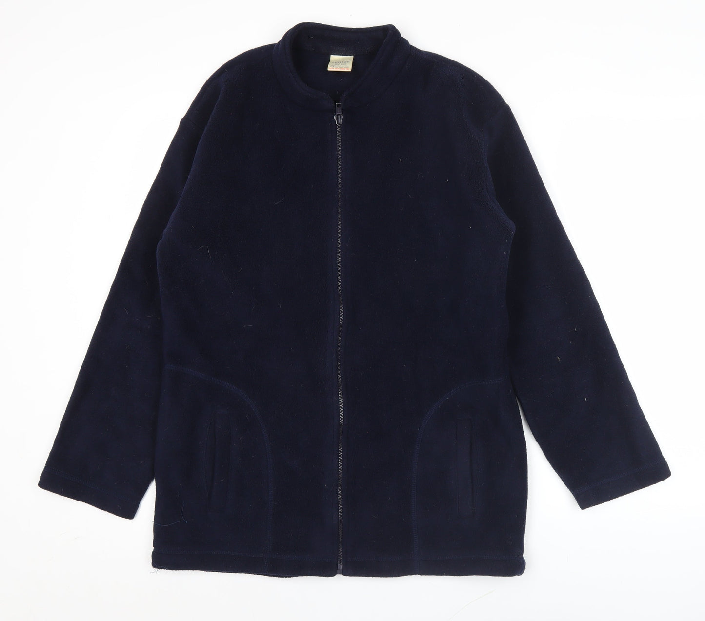 Senior Men's Blue Fleece Zip Jacket Size S 35in Chest