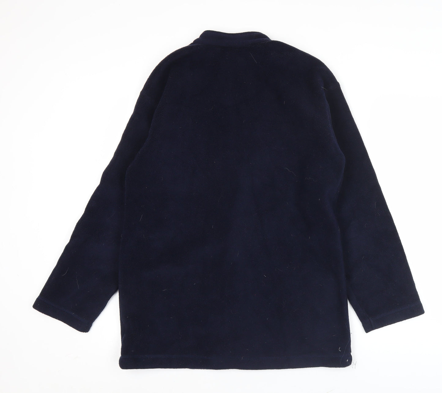 Senior Men's Blue Fleece Zip Jacket Size S 35in Chest
