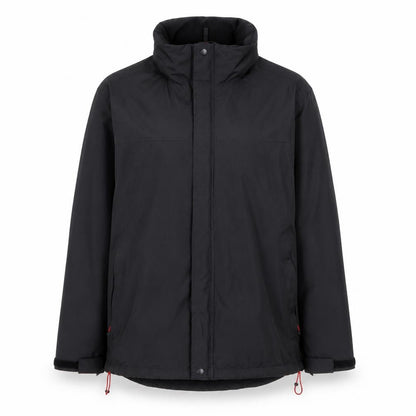 OneValley Men's Black M Basic Outdoor Full Zip Jacket Polyester