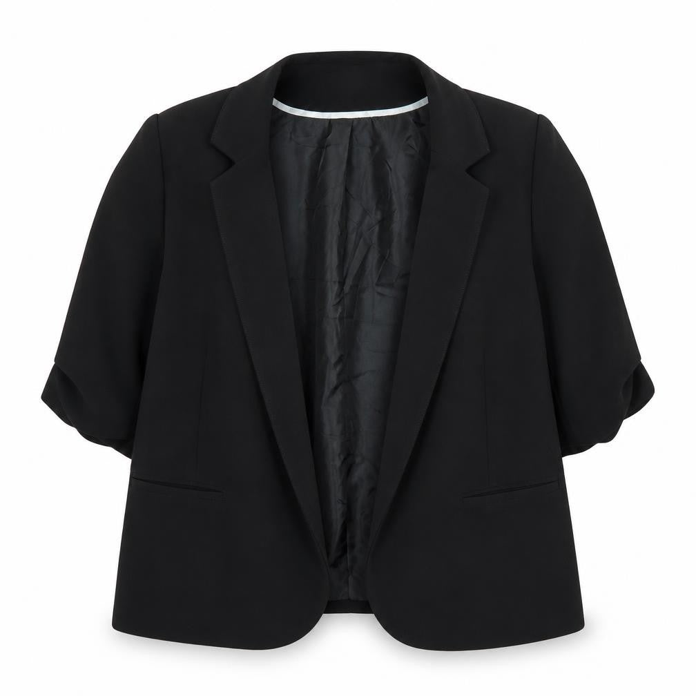 Monsoon Women’s Black Size 14 Regular Fit Lined Blazer Jacket
