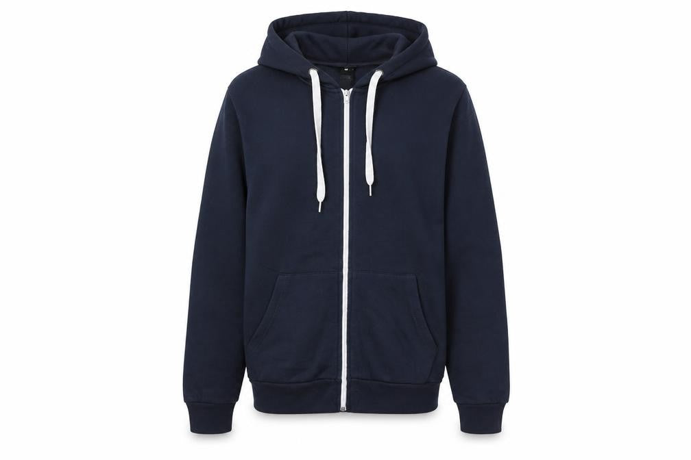 R.W.C Men's Blue Small Full Zip Hoodie with Pockets