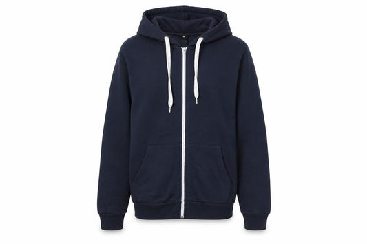 R.W.C Men's Blue Small Full Zip Hoodie with Pockets
