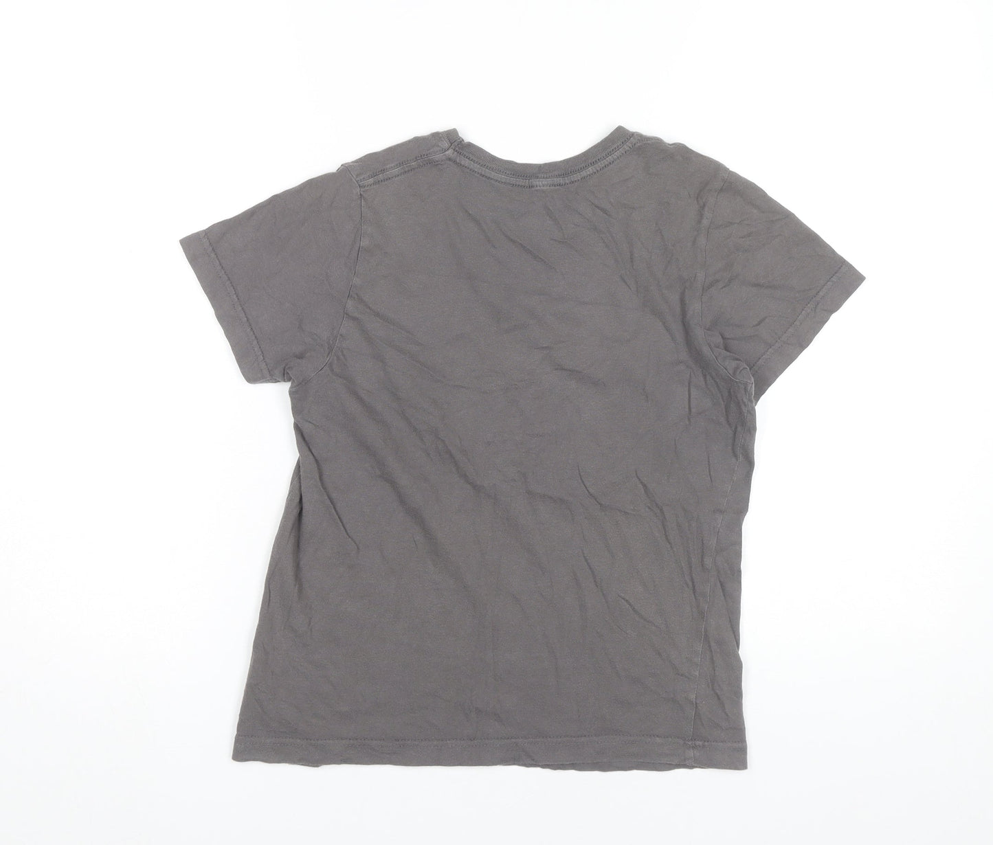 Harry Potter Teens Grey 100% Cotton Hedwig Graphic T-Shirt Size 10