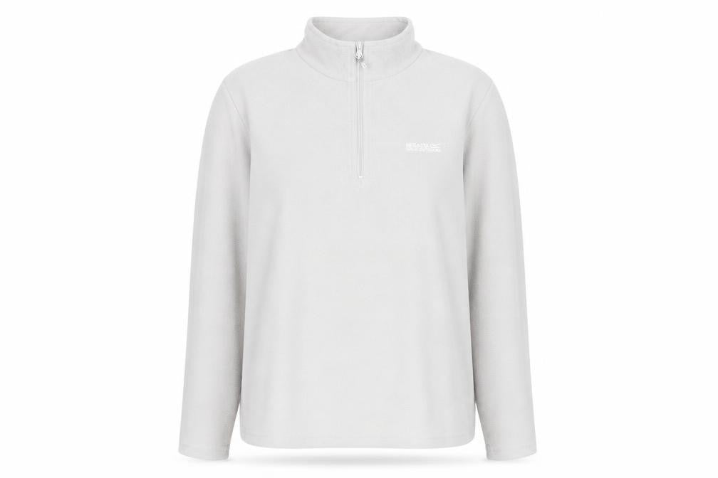 Regatta Women’s Grey Fleece Sweatshirt UK 18 Pullover 1/2 Zip