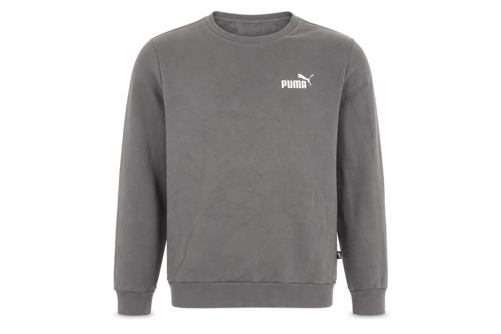 Puma Men’s Grey Small Sweatshirt Pullover Crew Neck Logo