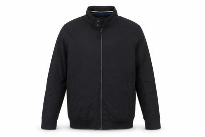 F&F Men's Black M Basic Zip Jacket Cotton Nylon Casual