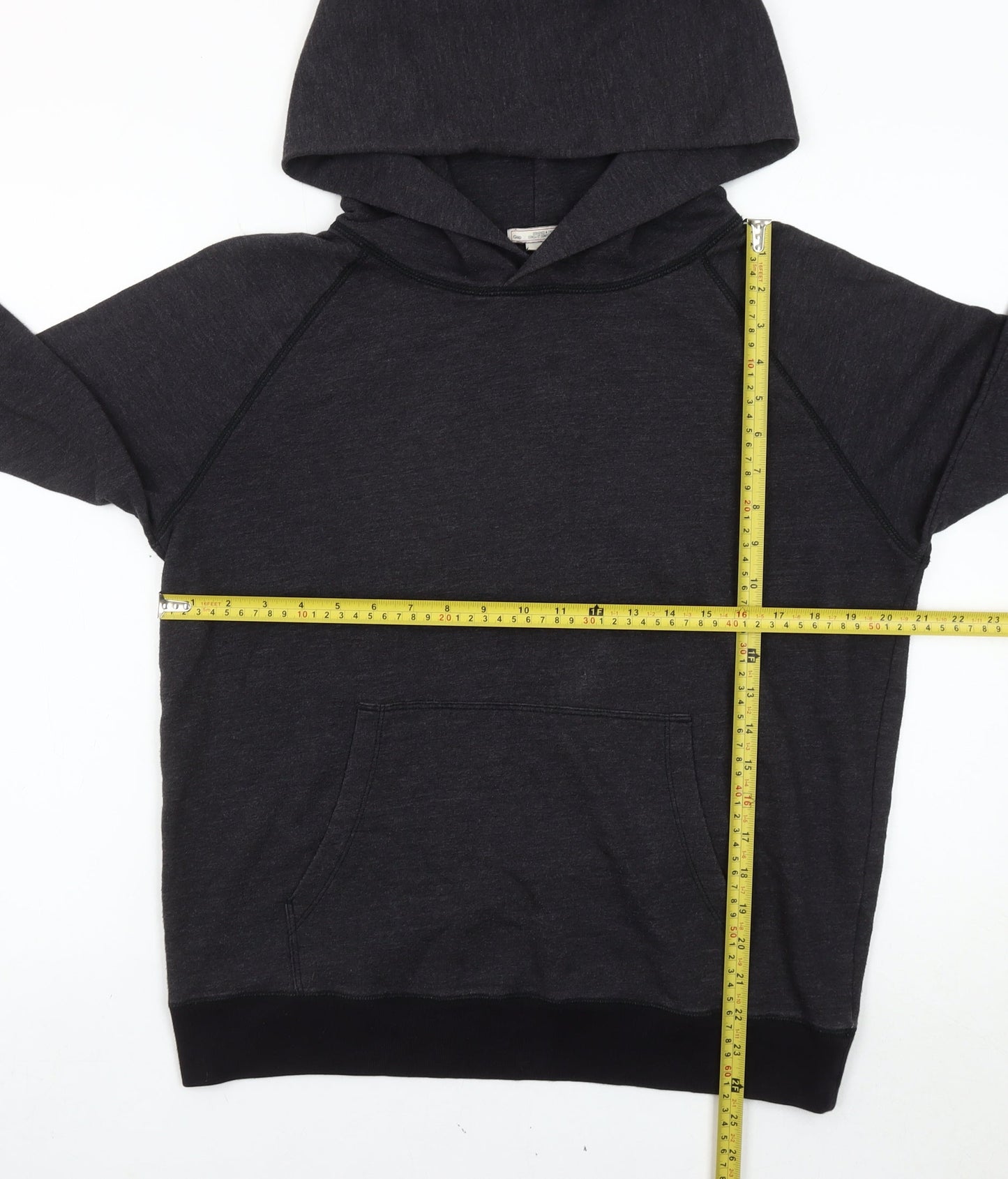 Gap Men's Black Medium Pullover Hoodie Jumper with Pockets