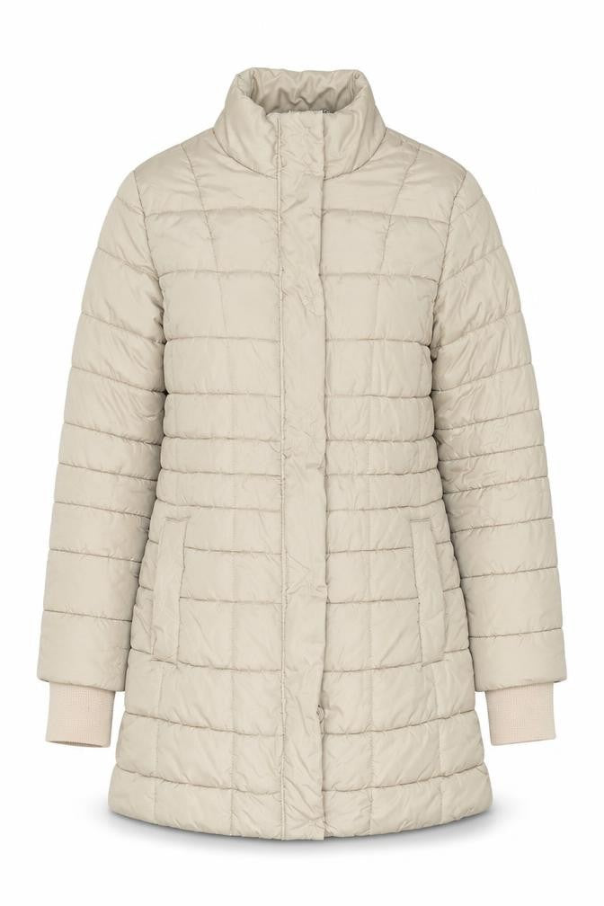 Hobbs Womens Beige Size 12 Puffer Jacket Coat Quilted Winter