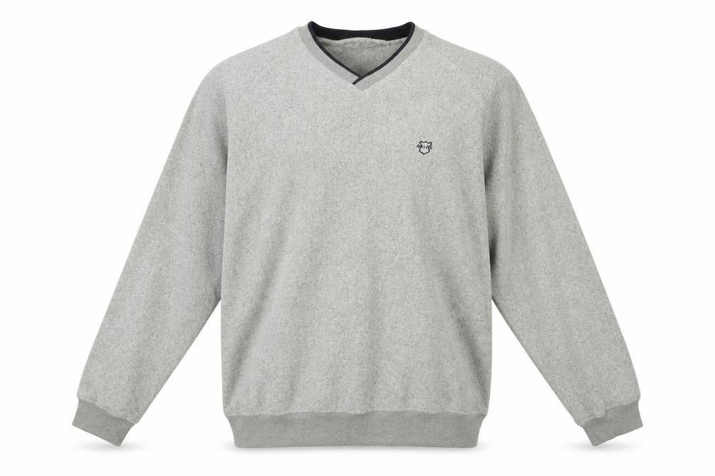 Maine New England Men’s Grey XL V-Neck Pullover Jumper
