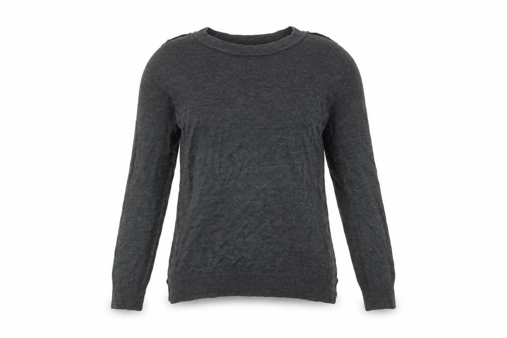 Atmosphere Womens Grey Size 4 Crew Neck Long Sleeve Pullover Jumper