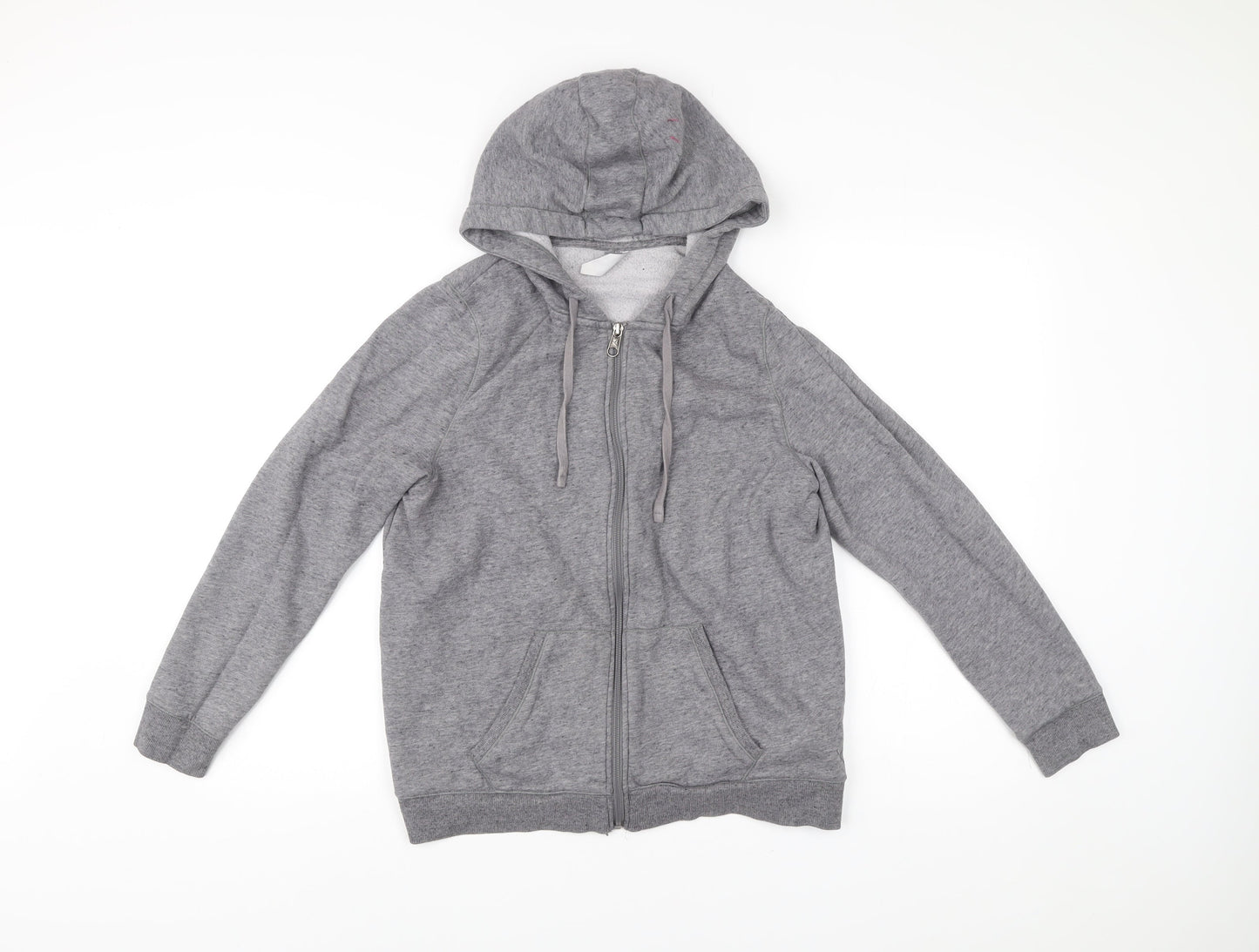 Decathlon Men’s Grey Full Zip Hoodie Size L Regular Fit