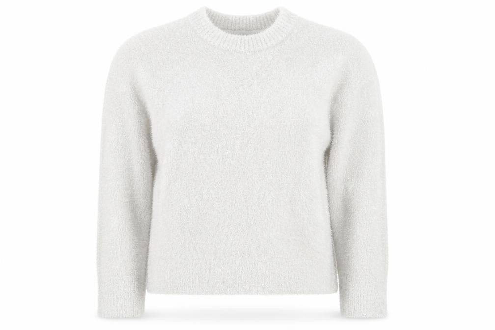 Marks & Spencer Womens Grey XS Crew Neck Knit Pullover Jumper