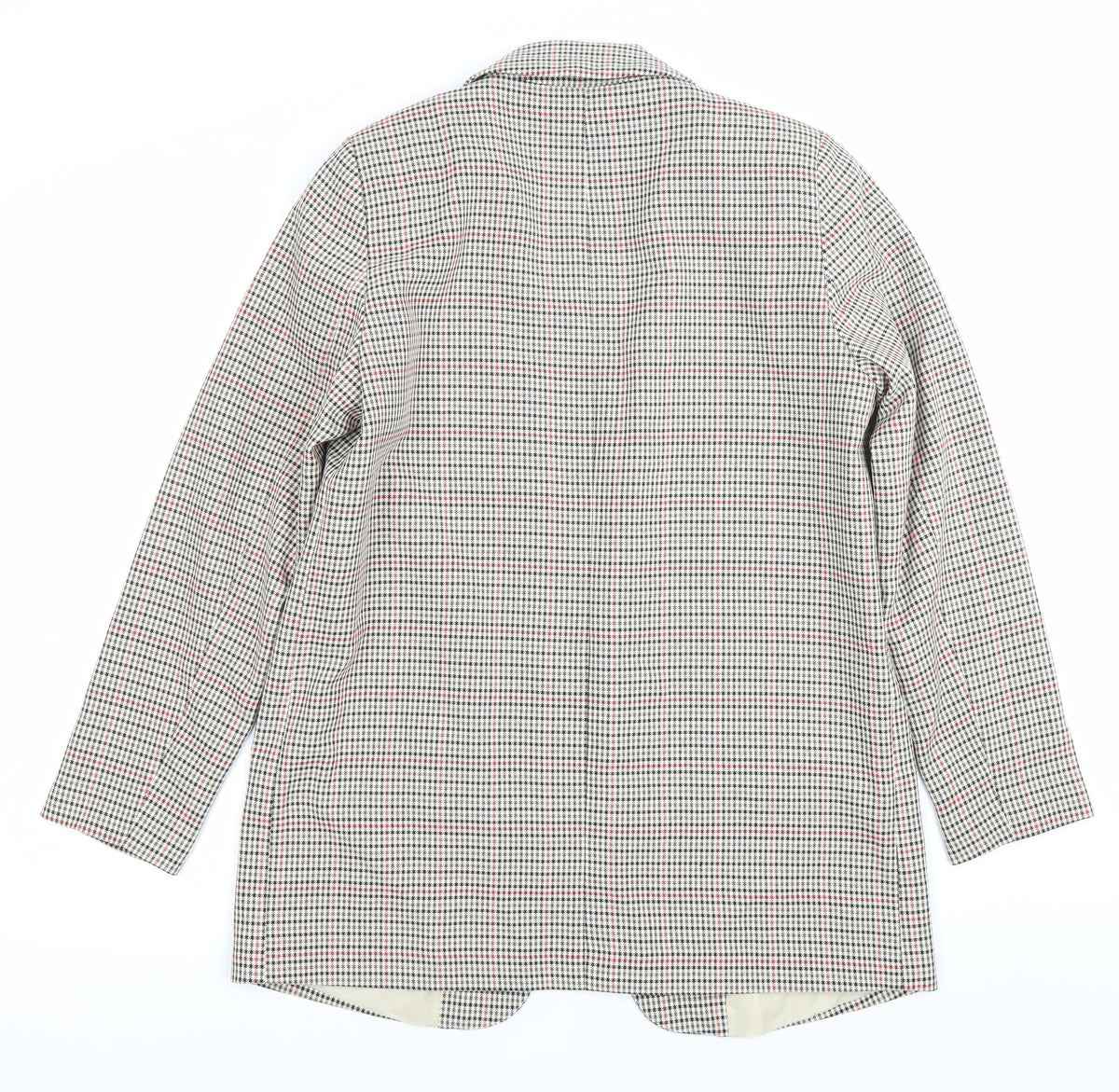 Peacocks Womens Multicoloured Checked Blazer Jacket Size 10